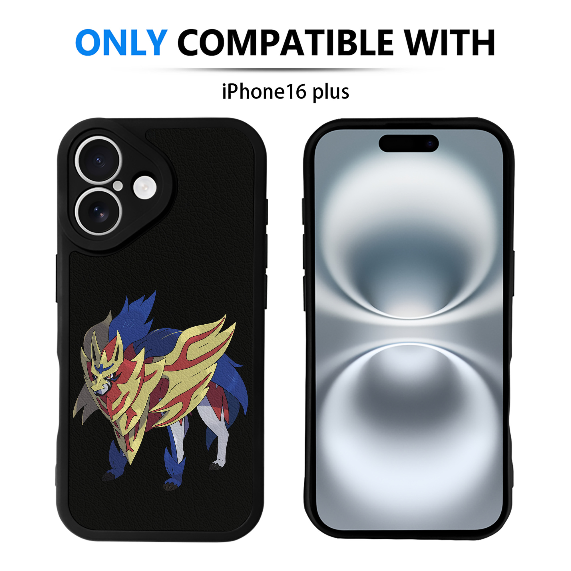 （画像用） ポケットモンスター Pokémon 【iPhone 16シリーズ対応】シリコンスマホケース（レザー調） 材質：シリコン